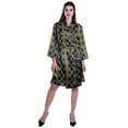 thumbnail image 3 of Moomaya Kimono Imprimé pour Femmes Robe de Mariée en Satin Soie Vêtements de Détente, 3 of 7