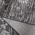 thumbnail image 5 of Safavieh Courtyard Nina Floral Indoor/Outdoor Area Rug, Black/Light Gray, 6'7" x 6'7" Round, 5 of 10