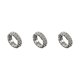 thumbnail image 3 of Minnieouse Anillo con incrustaciones de cristal Diamantes radiantes Ocasiones especiales Compromiso único Anillo de promesa de boda plata 2 filas Type1 NO1, 3 of 6