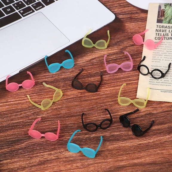 20pcs Doll Sunglass Fashion Multicolor Accessories For 1/6 17/30cm Doll GiftT WA