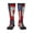3 Black, variant on Women's Knee High Socks Canadian America Flag Thermal Soft Knee Long Socks