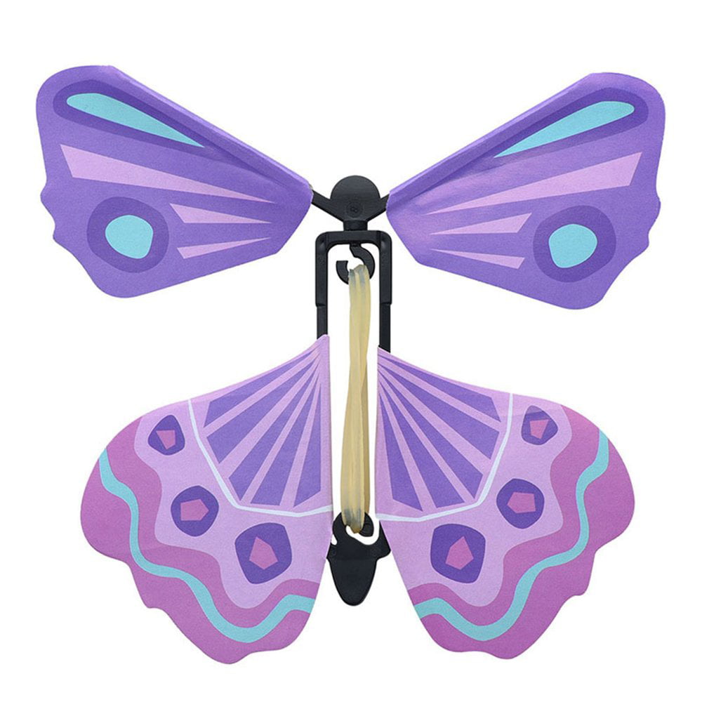 Creative Flying Butterfly Novel Children Magic Props Toy Funny Games Gadgets W 