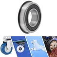 thumbnail image 2 of Unique Bargains 60/22NR2RS Deep Groove Ball Bearings 22x44x12mm P4 Double Rubber Seal Lubricated Bearings 1Pc Car Scooter Skateboard Wheel Universal Silver Tone Black, 2 of 6