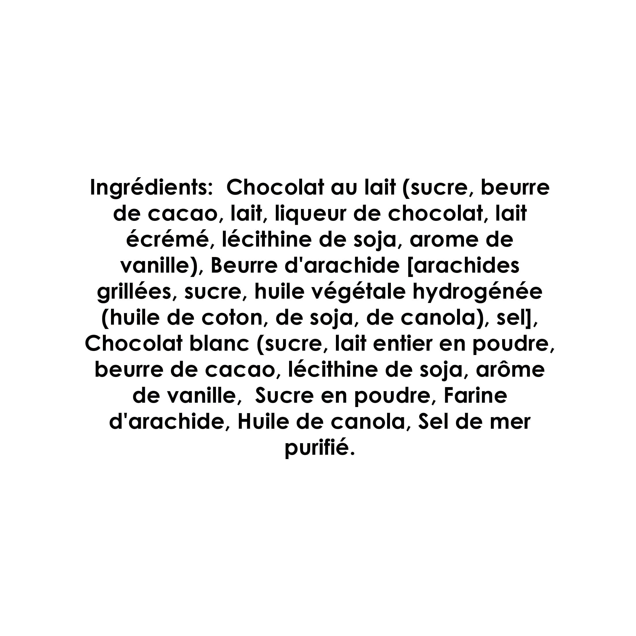 Bonbons au beurre d'arachide Kraft Minces Bonbons Kraft Minces