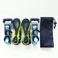 thumbnail image 4 of (2 pack) Ozark Trail 2 Pack 15 feet Steel Ratchet Tie Down Straps, 1000 lbs, Blue, 26.1 oz, 4 of 11