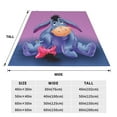 thumbnail image 5 of Eeyore Blanket Lightweight Cozy Couch Bed Super Soft Flannel Fleece Microfiber Travel Throws Blankets For All Seasons Adults Kids 80"X60", 5 of 8