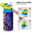 thumbnail image 4 of Beetlejuice Kids Water Bottle Stainless Steel Vacuum Insulated Water Cup With Covered Pop-Up Straw, 4 of 8