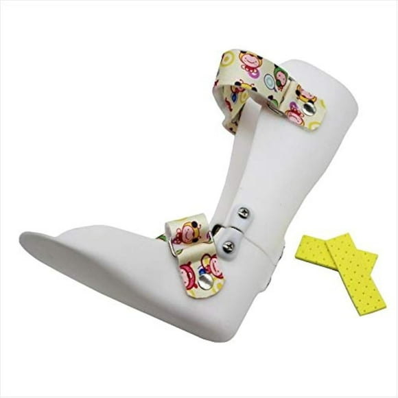 Férula nocturna AFO para pie caído para niños RousuCare, talla S, pie izquierdo, 15 cm