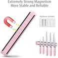 thumbnail image 3 of hecef Kitchen Knife Set with Magnetic Strip, 6 pcs Professional Knives Set for Kitchen, 13-inch Magnetic Strip Stainless Steel Sharp Chef Knife Set, 3 of 8