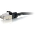 thumbnail image 2 of C2G 9ft Cat6 Snagless Shielded (STP) Ethernet Network Patch Cable - Black - Patch cable - RJ-45 (M) to RJ-45 (M) - 9 ft - screened shielded twisted pair (SSTP) - CAT 6 - molded, snagless, stranded - black, 2 of 4