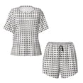 thumbnail image 4 of Lsque Airplane Women's Short-Sleeved Pajama Set - 2 Piece Soft and Lightweight Sleepwear Set-Medium, 4 of 9