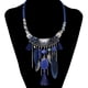 thumbnail image 2 of Ethnic Vintage Boho Thread Long Tassel Necklaces For Women Feather Beads Necklace Bohemian Gypsy Turkish Party Jewelry Gift, 2 of 5