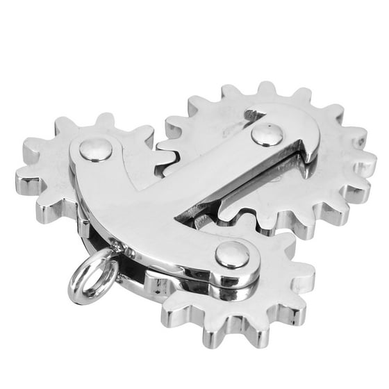 Edc Anti Stress Gear Hand Spinner Pendant Adhd Fidget Toy Without Necklace