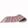 thumbnail image 4 of Simply Daisy 3' x 5' Red Cross and Squares Rug, 4 of 5