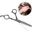 thumbnail image 4 of Tijeras de corte de pelo de peluquería de 6 pulgadas para peluquería barbería (tijeras de dientes negros), 4 of 8