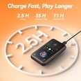 thumbnail image 3 of AGPTEK Lecteur MP3 Bluetooth avec Clip Sport 64 Go Son Hifi Sans Perte, 3 of 8