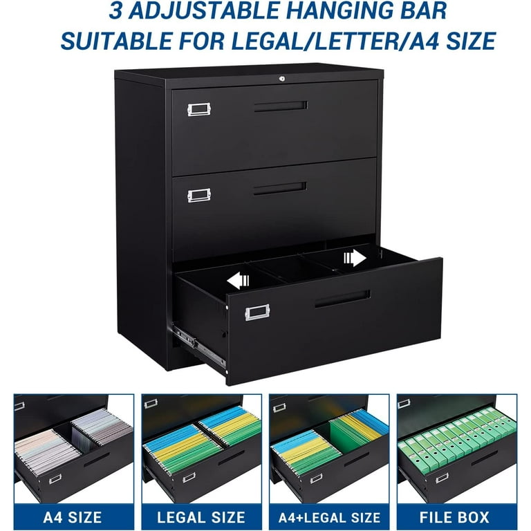 File Locking Bar 3 Drawer Matttroy