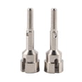 thumbnail image 2 of Rear Wheel Axle Cup,  Stability Stainless Steel RC Car Rear Wheel Axle Cup Silver 1 Pair  for 104001 1/10 Remote Control Car, 2 of 7