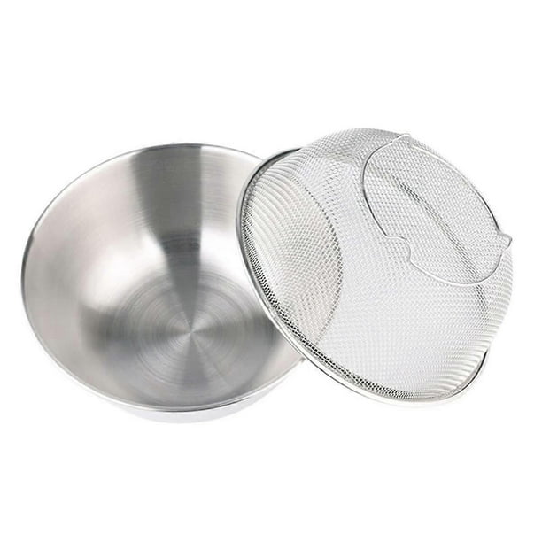 Stainless Steel Kitchen Drain Strainer Set Ring Bowl for Drain Sink Colander Set Food Container Set