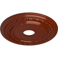 thumbnail image 3 of Ekena Millwork 17 7/8"OD x 3 5/8"ID x 1 1/4"P Dublin Ceiling Medallion (Fits Canopies up to 5 1/8"), Hand-Painted Firebrick, 3 of 6