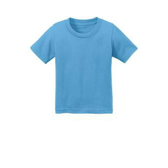 Precious Cargo Infant 5.4-oz 100% Cotton T-Shirt - Aquatic Blue - 6 Months
