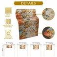 thumbnail image 5 of Orange Thanksgiving Fall Table Runner, Autumn Thanksgiving Kitchen Dining Table Decoration for Home Party Decor 13x60 Inches, 5 of 9