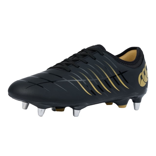 Canterbury Boys/Girls Phoenix 2.0 Leather Soft Ground Rugby Boots