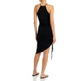 thumbnail image 3 of Fore Womens Halter Side-Tie Midi Dress, 3 of 3