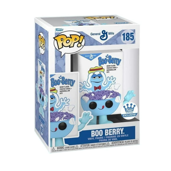 Figura Funko Pop Boo Berry (caja de cereales), 10 cm, 50 aniversario.