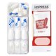 thumbnail image 2 of Uñas Postizas KISS imPRESS Mani Sin Pegamento Blancas con Brillo, 2 of 4