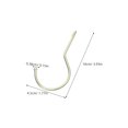 thumbnail image 2 of WEUVEB 20Ud De Metal Para Ropa Para Uso En Maniquíes Con Fácil Instalación Y, 2 of 8