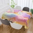 thumbnail image 5 of BZSMCE Square Tablecloth Colorful Heart Pillows Pattern Tableclothes, 5 of 9