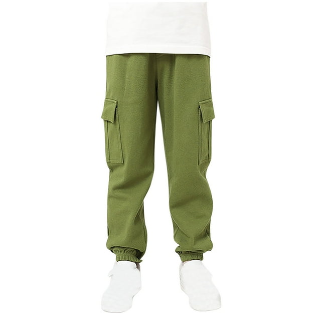 Birdeem Pantalons de Printemps pour Enfants Pantalons de Travail pour Hommes Pantalons pour Enfants avec Garde-Poche Pantalons d'Extérieur Décontractés