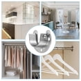 thumbnail image 6 of Uxcell 1.26"Dia Closet Rod Bracket,U Shape Stainless Steel Closet Pole Socket Rod Holder for Closet Wardrobe,6Pack, 6 of 6