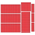thumbnail image 3 of 100 Uds. Correa de amarre para caña de pescar, banda de fijación para caña, soporte elástico para envoltura, diseño de gancho y bucle, color rojo, 3 of 10