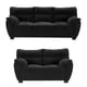 thumbnail image 1 of Sala 3-2 TRINITY Monza 2 Piezas (Sofá, Love Seat) Negro Para Sala, 1 of 8