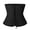 Black, variant on MANIFIQUE Latex Waist Trainer for Women Tummy Control Zipper Underbust Corset Cincher Hourglass Body Shaper