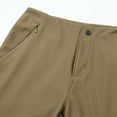 thumbnail image 4 of Yiliang Mens 3XL,Khaki,Straight Fit Wrinkle Resistant Chino Pants Flat Front Timeless Khaki Classic Fit Trousers, 4 of 6