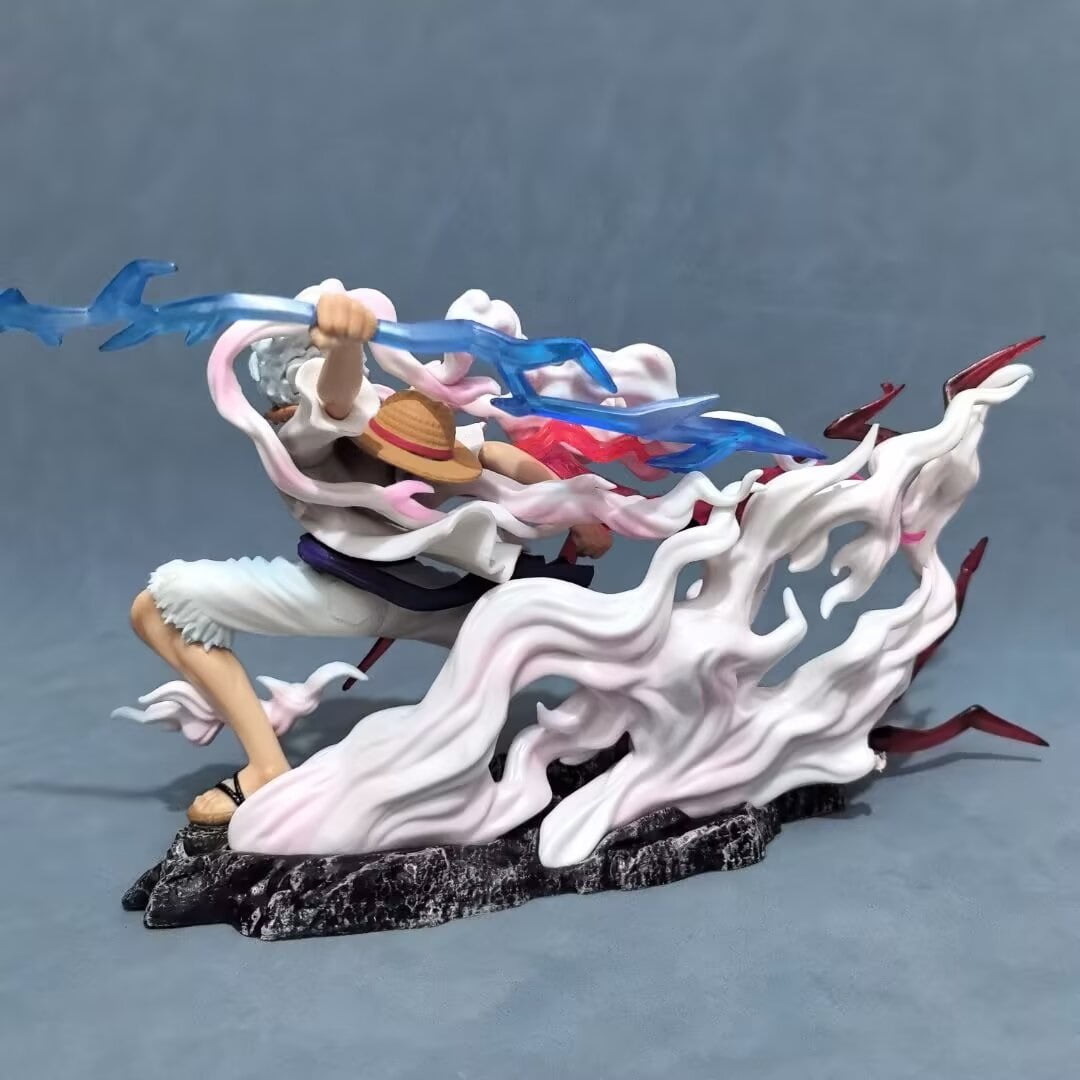Drift Lightning Nika Luffy Standing Statue Scene Ornament Anime Figure Model