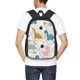 thumbnail image 4 of Disketp Cute Dinosaurs Mochila Minimalista de Gran Capacidad, Mochila de Viaje para Escuela, Trabajo o Uso Diario, 4 of 6