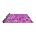 thumbnail image 2 of Ahgly Company Indoor Round Abstract Purple Modern Area Rugs, 4' Round, 2 of 4
