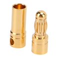 thumbnail image 4 of Banana Motor Connector, 2pcs Rustproof Gold Plated Durable 3.5mm Male Female Banana Plugs  For Remote Control Battery, 4 of 8