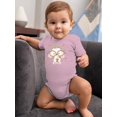 thumbnail image 2 of Cute Baby Bunny W Glasses Bodysuit Infant -Image by Shutterstock,  12 Months, 2 of 4