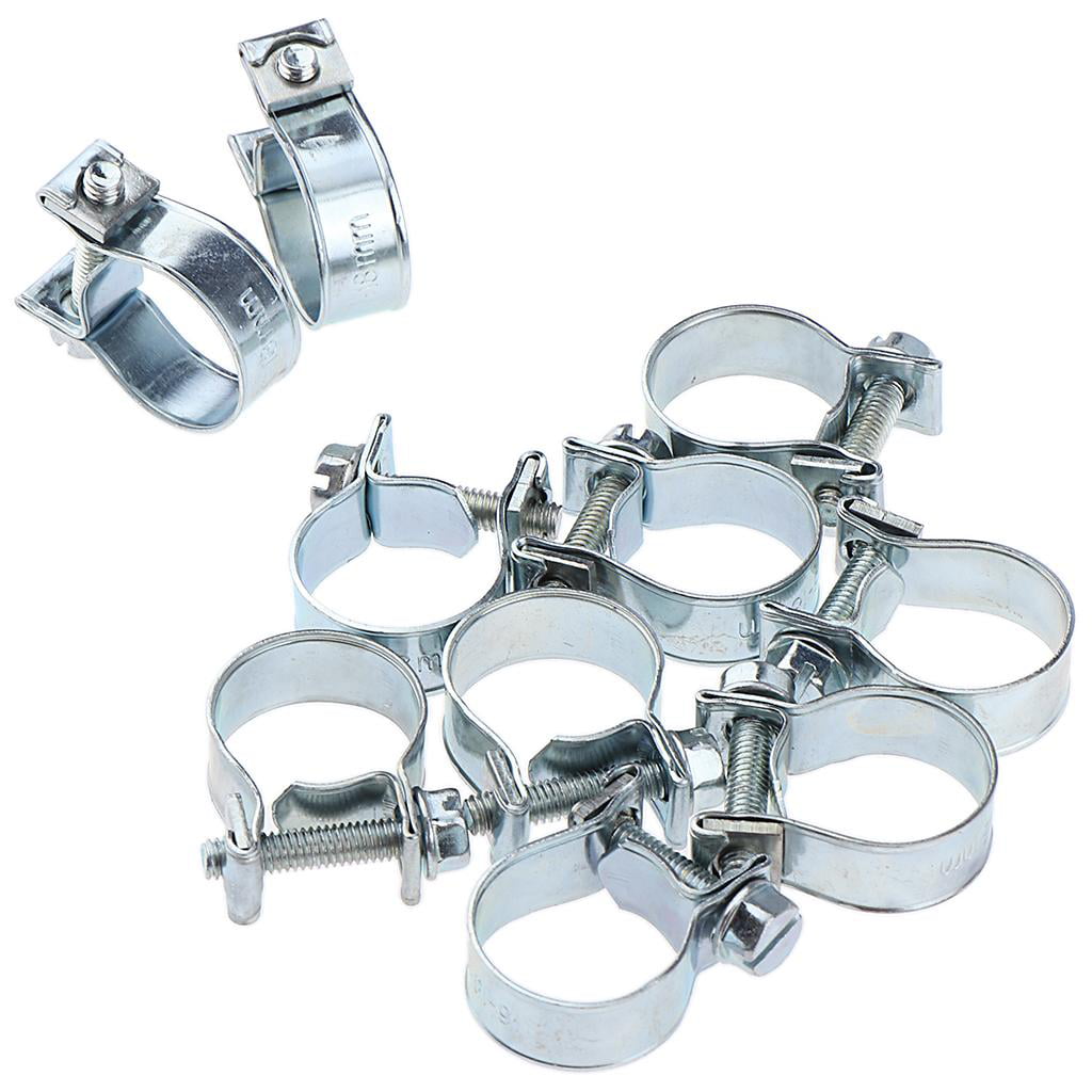 304SS Stainless Steel Hose Clips Pipe Clamps From 6mm to 216mm Various Sizes 