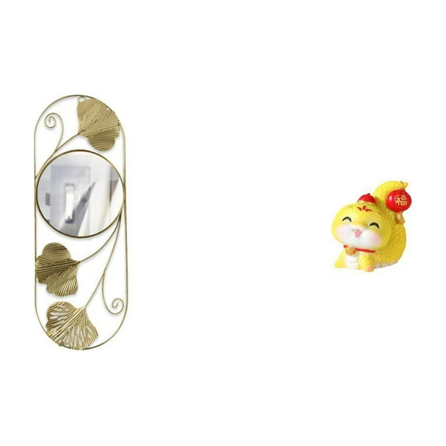 Adorno De Espejo Con Forma De Serpiente De Dibujos Animados Reflectante Para Sala De Estar, Pasillo, Armario, Entrada, Recibidor, Estante, Mesa, Centro De Mesa, Oficina, Dormitorio. Regalo