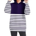 thumbnail image 5 of Cavosen Sweatshirts for Teen Girls Boys Children Big Kids Long Sleeve Hooded Pullover Sweatshirts Striped Hoodies Stylish Sweatshirts Tops with Pocket Soft Clothes Purple 13T, 5 of 6