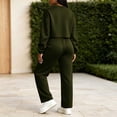thumbnail image 6 of Turilly Women Ladies Clothes Set of 2 Women's 2 Piece Sweater Outfits Set Oversized Pullover Hoodie Wide Leg Pants Loose Knitted Sweatsuit, 6 of 6