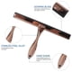 thumbnail image 3 of Stainless Steel Glass Wiper Bronze Silicone Home Bathroom Scraper Spatula Cleaning Wipers Multifunction All Purpose Squeegee, 3 of 5