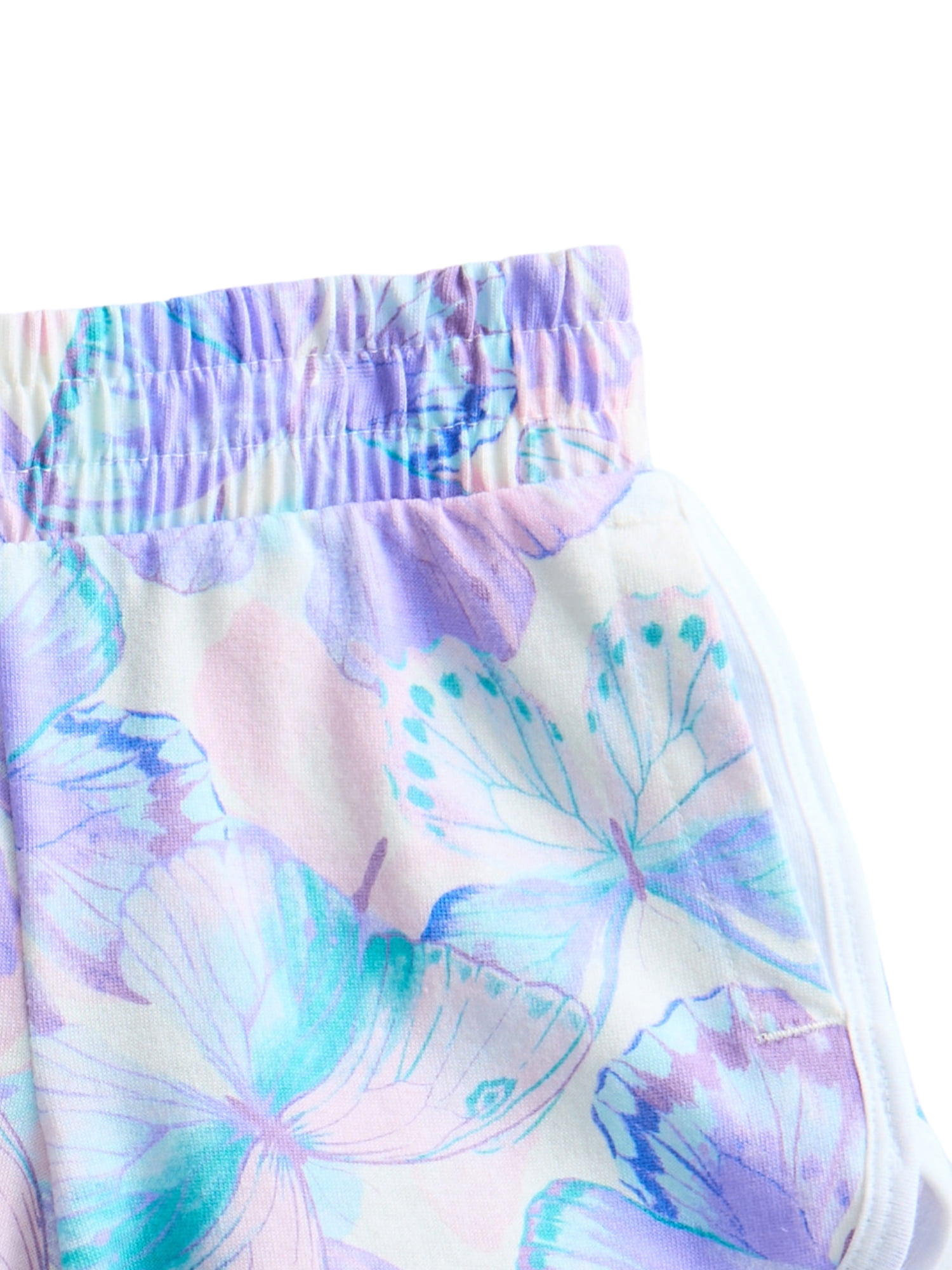 Wonder Nation Girls Dolphin Shorts, 2-Pack, Sizes 4-18 & Plus