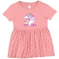 thumbnail image 3 of Inktastic Little Sister Unicorn Girls Baby Dress, 3 of 5